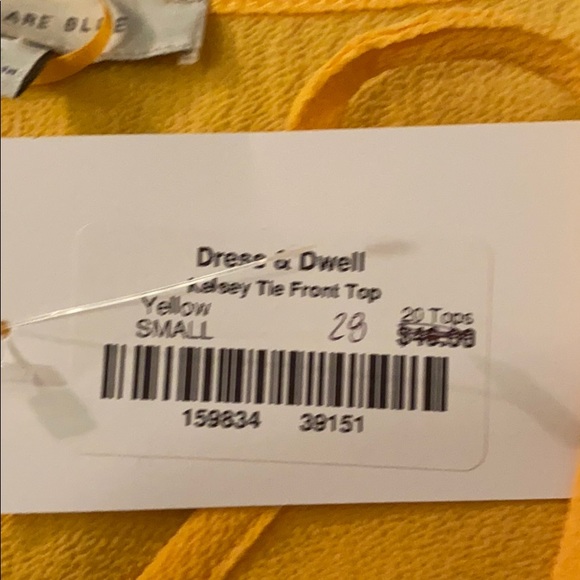 Yellow thin blouse - Picture 4 of 4